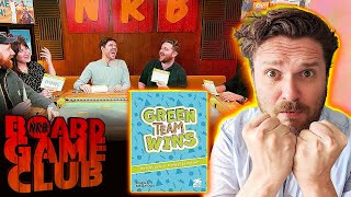 Lets Play GREEN TEAM WINS  Board Game Club [upl. by Corbet]