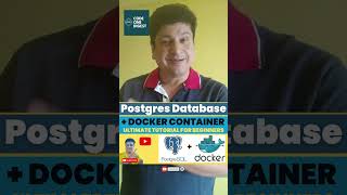 Run Postgres database In Docker Container Explained with Example and Demo [upl. by Phyllis]