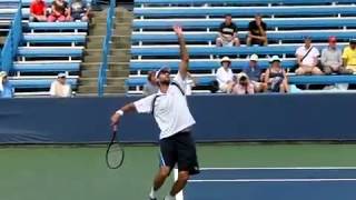 Ivo Karlovic Serve in Slow Motion 210 fps [upl. by Nehgem339]