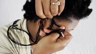 How To Do Yarn BraidsGenie Locs Step By Step Tutorial Part 2 [upl. by Hanyaz]