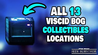 ALL 13 Viscid Bog Collectibles Locations in Star Wars Jedi Survivor STEPBYSTEP [upl. by Ammamaria702]