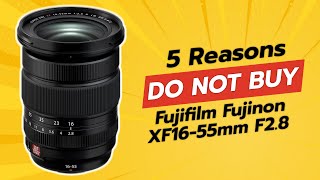 DONT BUY Fujinon XF1655mm F28 BEFORE WATCHING THIS VIDEO 5 Reasons [upl. by Eelitan]