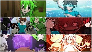 Minecraft Anime Moments Compilation 1 [upl. by Champ]