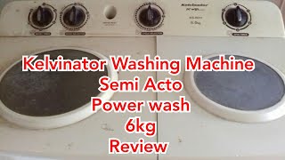 Kelvinator washing machine Semi Actomatic full Review वॉशिंग मशीन मे कपडे कैसे धुलते हैhow to wash [upl. by Wilt]