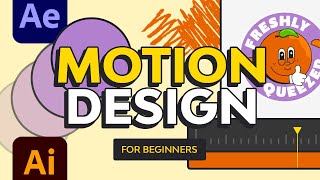 Motion Design for Beginners  Illustrator amp After Effects Animation Tutorial [upl. by Akessej]