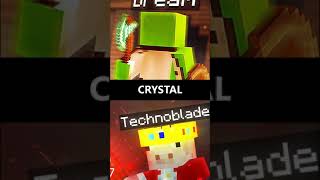 Minecraft Dream vs Technoblade [upl. by Amoritta]