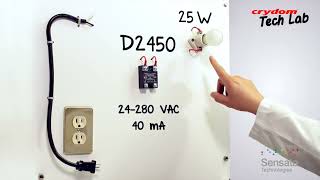 Sensata  Crydom Tech Lab  Performing an OnOff Test with a Solid State Relay [upl. by Sunev625]