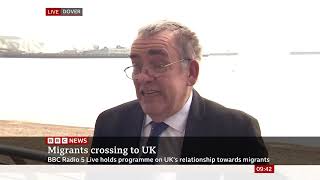 ExUKBA says illegals throw away IDphones BBC says they are ALL refugees 17May22 [upl. by Sanburn352]