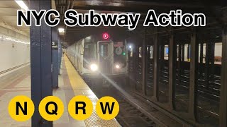 MTA NYC Subway Action  Broadway Lines [upl. by Einahpad]