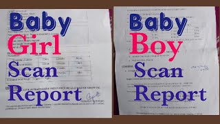 Baby gender prediction using scan reports  my baby scan report  placenta position [upl. by Giavani]