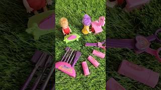 Doll makeup brushes and accessories kidsvideo barbie doll [upl. by Freddie145]