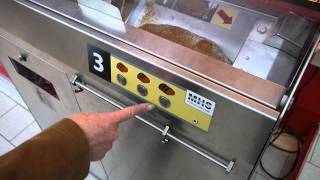 Ordinary bread slicing machine in germany [upl. by Nolyaj773]