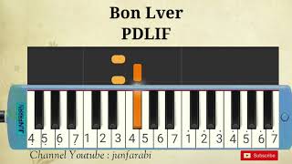 Bon Lver  PDLIF  pianica cover [upl. by Nilad]