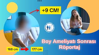 9 cm Uzayan Boy Uzatma Hastamız Peter ile Röportaj [upl. by Tani]