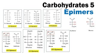 Epimers  Stereoisomers  Isomerism in Monosaccharides  3  Dr Ghanshyam Jangid [upl. by Naples]