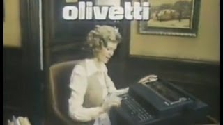 1979 OLIVETTI typewriter ad  BEFORE the PC Revolution [upl. by Sorilda]