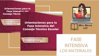 FASE INTENSIVA AGOSTO 2024 DESCARGA LOS MATERIALES MTRA MARCIA ATP [upl. by Naahs]