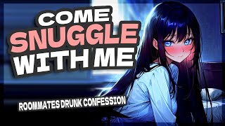 Drunk Roommate Falls Asleep on You F4M Girlfriend ASMR [upl. by Aivataj]