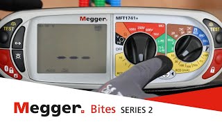 Megger Bites Series 2 MFT and auto RCD testing [upl. by Ahtilat]