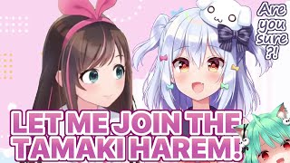 Kizuna Ai Joins Tamakis Harem Inuyama Tamaki amp Kizuna Ai Eng Subs [upl. by Bradford]