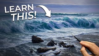 Livestream Painting a Crashing Wave in Oils [upl. by Burton]