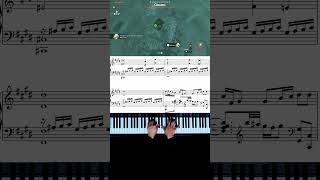 Zelda Totk Colgera epic boss theme on piano shorts piano soundtrack [upl. by Eiramlehcar]