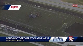 Banding Together Olathe West performs on KMBC 9 [upl. by Ethelin]