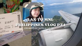 LAX to MANILA   PHILIPPINES VLOG pt1 [upl. by Eilra]