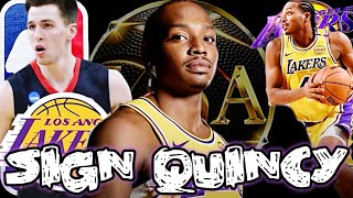 BREAKING NEWS Lakers Sign Quincy Olivari And Grayson Murphy [upl. by Seppala]