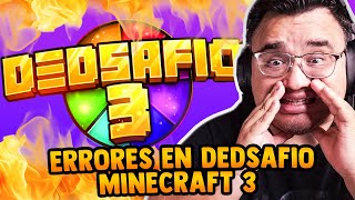 ELDED CRITICA LOS ERRORRES EN DEDSAFIO MINECRAFT 3 [upl. by Del758]