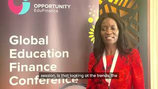 Global Education Finance Conference  In Conversation with Janet Kuteli Fortune Credit [upl. by Ardnala]