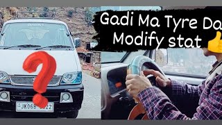 Gadi Ma Tyre Dala Modify Start ❣️ Comment kar ka bolo kasa vlog upload kra ❓Musavirvlog02 [upl. by Cannell]