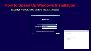 How to install windows quickly😈☠️Speed up Windows installation❤️😻computerknowledge windowsinstall [upl. by Anderegg]