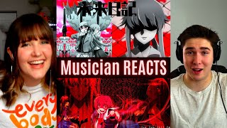 Mirai Nikki OP 1 DEATH NOTE 2 Anime Openings Musician Reacts [upl. by Sikras]