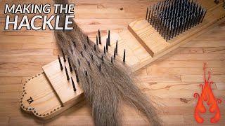 Making the hackle Growing 1 m² of FLAX part 4 [upl. by Adgam272]