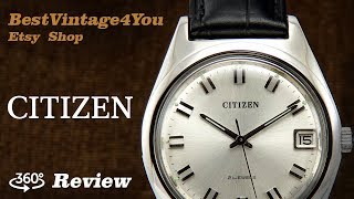 Handson video Review of Citizen 21 Jewels Watch From 70s [upl. by Ntsuj]