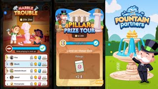 FOUNTAIN PARTNERS EVENT CHIPS 18000 MONOPOLY GO partner event monopolygo airplanemode tricks [upl. by Yeslehc]