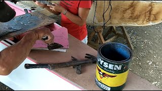 Paradise Trimaran  Part 12  Boat Building In The Philippines [upl. by Calvano]