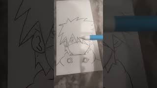 drawing kid Kakashi hatake ASMR like subscribe viral drawing trending anime naruto ASMR [upl. by Lynden418]