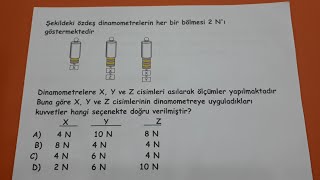 5sınıf kuvvetin ölçülmesi dinamometreler sürtünme kuvveti Bulbulogretmen kuvvet dinamometre [upl. by Burns]