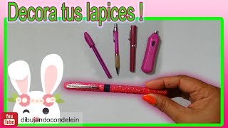 Como decorar un lapicero lapiz o rotulador [upl. by Vinia445]