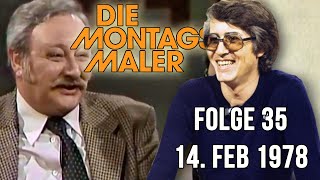 Die Montagsmaler  Mit Frank Elstner  Folge 35 vom 14 Februar 1978 [upl. by Costanza]