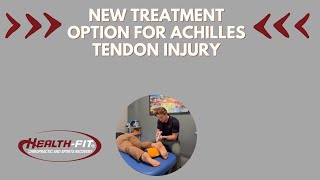 New Treatment Option for Achilles Tendon Injury  Boca Raton Sports Chiropractor [upl. by Enihpad]