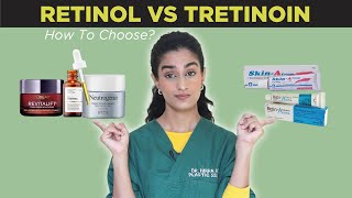 Tretinoin Vs Retinol  Which One Should You Use Dr Hirra Alavi [upl. by Ydnirb]