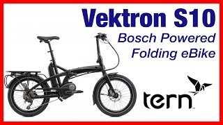 Tern Vektron S10 Folding eBike  Review [upl. by Llebiram]