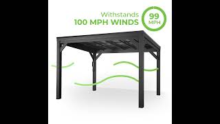 Backyard Discovery Gazebo Wind [upl. by Anoniw]