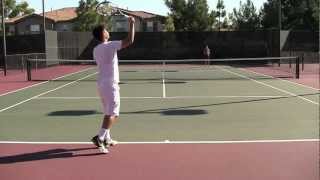 Tennis Lesson for Beginners Actual Game  Part 3 of 5 [upl. by Renault888]