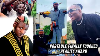 Portable Finally Touched Headies Award and Settled Beat with musician Goya Menor portablezazuzeh [upl. by Muna]