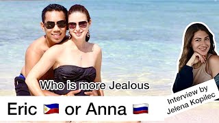 Whos More JEALOUS Filipino Guy or the Pretty Russian Girl [upl. by Negeam]