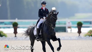 Great Britain Denmark Germany top individual dressage day 2 routines  Paris Olympics  NBC Sports [upl. by Dnalyar]